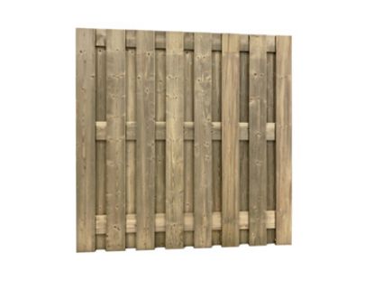 Vuren geimpregneerd scherm 18 planks - uit 19x145 mm