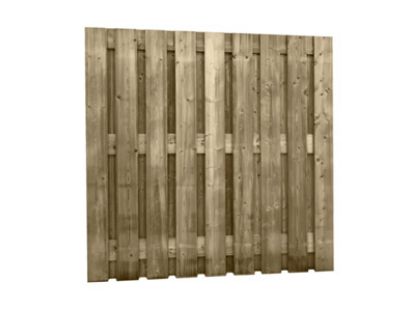 Vuren geimpregneerd scherm 20 planks - uit 19x145 mm
