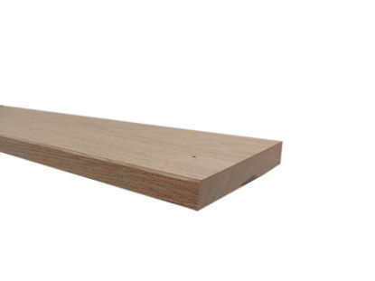 Eiken terrasdeel geschaafd / fijnbezaagd - 24x190 mm