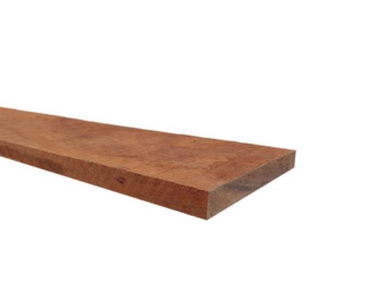 Angelim vermelho plank gezaagd - 20x200 mm