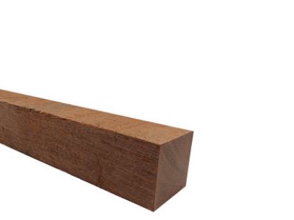 Azobe paal gezaagd ca. 60x60 mm