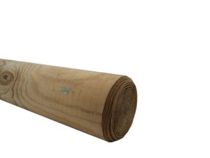 Grenen paal geimpregneerd. ø 18 cm