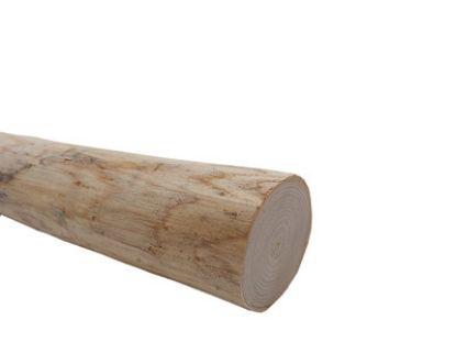 Kastanje paal geschild gepunt - ø 8 / 10 cm