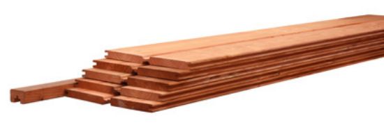 Douglas betowood scherm - 187x224 cm
