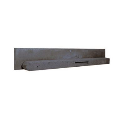 Betonpaal 10x10 cm - stamp antraciet