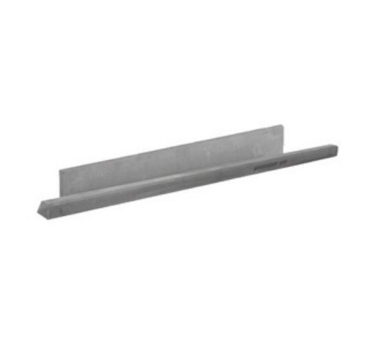 Betonpaal 10x10 cm - glad grijs + diamantkop