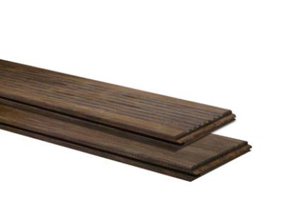 Thermo Bamboe terrasdeel Dark geolied - 18x155 mm