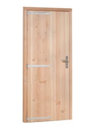 Douglas dichte deur 85x197 cm - incl. kozijn