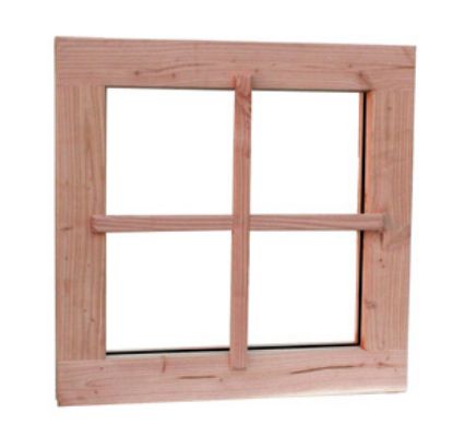 Douglas vast raam dubbel glas Prestige 61,4x61,4 cm