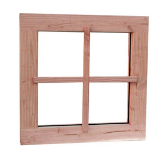 Douglas vast raam dubbel glas Prestige 61,4x61,4 cm