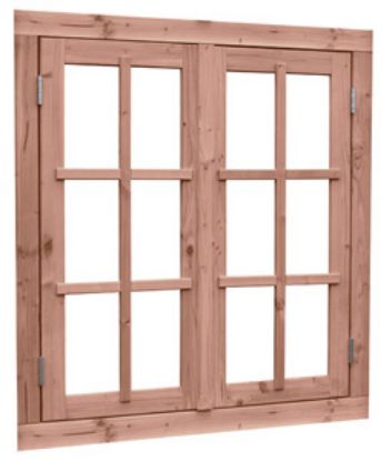 Douglas dubbel uitzetraam Prestige 107x114 cm