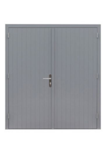 Hardhouten dichte dubbel deur Prestige - gegrond 197x218 cm