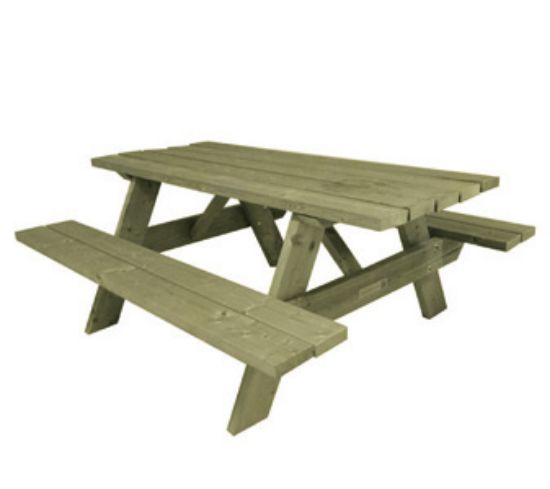 Vuren geimpregneerd Picknicktafel