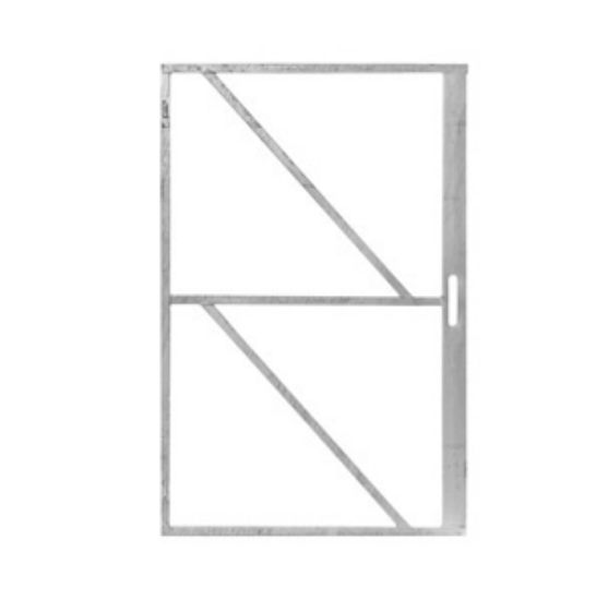 Complete set t.b.v. Schuifdeur - rail 300 cm
