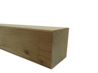 Vuren paal geschaafd geimpregneerd 120x120 mm
