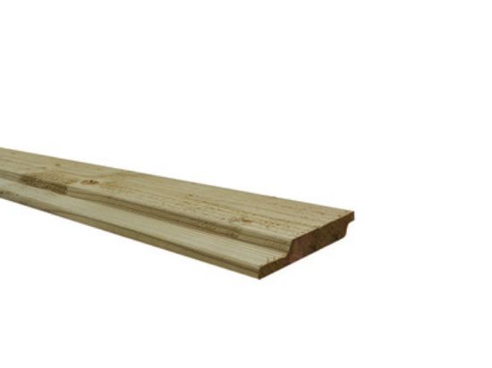 Vuren channelsiding geimpregneerd - 19x130 mm