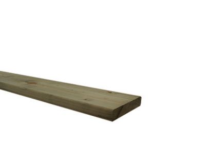 Vuren plank geschaafd geimpregneerd  19x95 mm