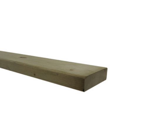 Vuren plank geschaafd geimpregneerd 28x95 mm