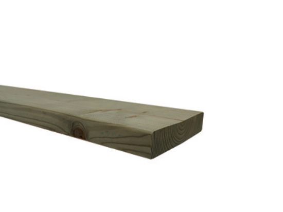 Vuren plank geschaafd geimpregneerd 28x195 mm