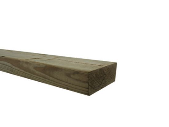 Vuren balk gesch. geïmpr. 44x120 mm
