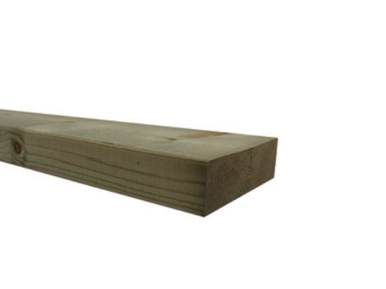 Vuren balk geschaafd geimpregneerd 44x145 mm
