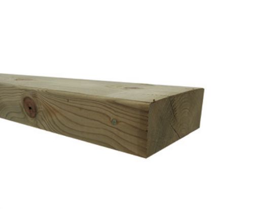 Vuren balk geschaafd geimpregneerd 59x156 mm