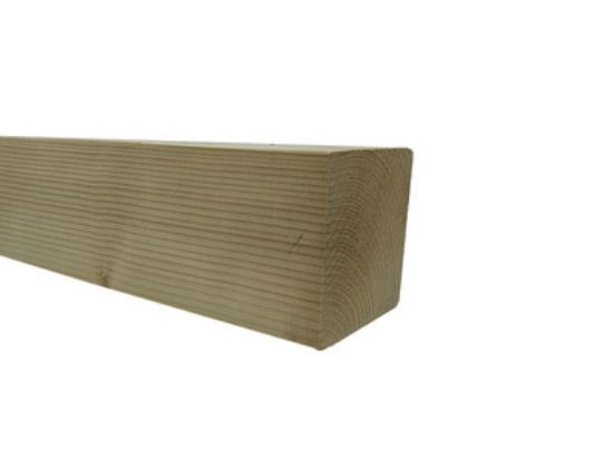 Vuren paal geschaafd geimpregneerd 90x90 mm