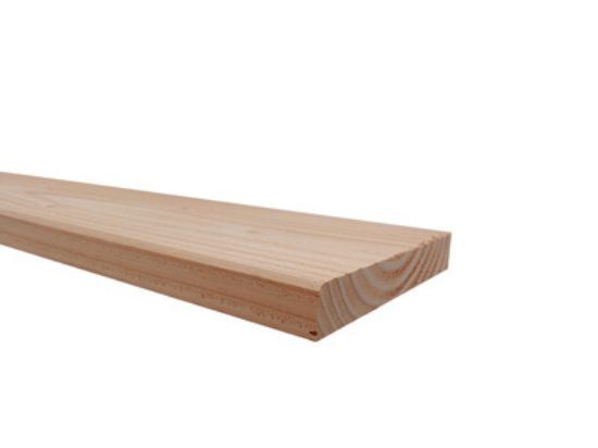Douglas plank geschaafd / fijnbezaagd 28x195 mm