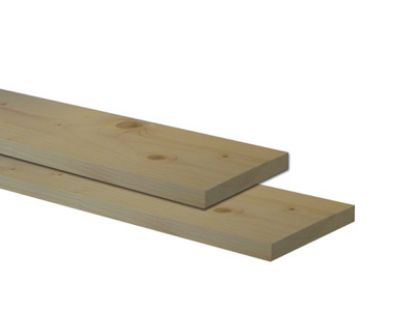 Vuren plank geschaafd 18x 95 mm