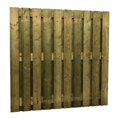 Vuren geimpregneerd scherm 22 planks - uit 19x145 mm