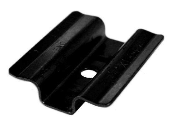 B-fix clip RVS zwart