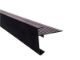 Alu. Daktrim Roval 45 x 45 lengte 2,5 meter ZWART