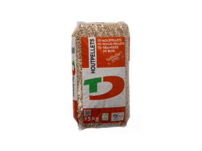 Witte houtpellets 15 kilo