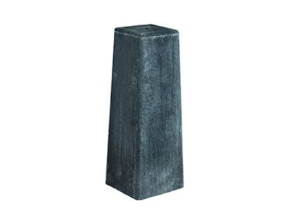 Betonpoer M16 Antraciet t.b.v. grondwerk 18/15 x 50 (h) cm