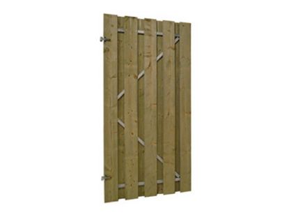Vuren deur geimpregneerd 18 planks + frame - uit 19x145 mm
