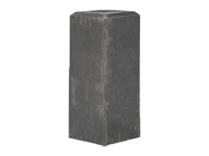 Betonpoer M20 XL Antraciet 22/22 x 40 (h) cm + facet