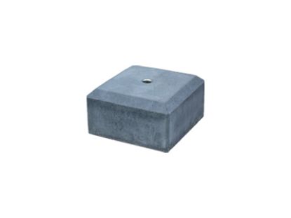 Betontegel M20 Antraciet 18/18 cm x 10 (h) cm + facet