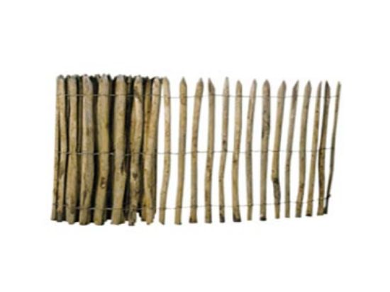 Schapenhek tamme kastanje FSC® - 90x500 cm latafst. ca. 8 - 9 cm