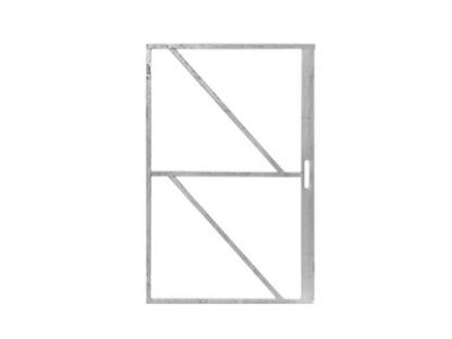 Complete set t.b.v. Schuifdeur - rail 300 cm