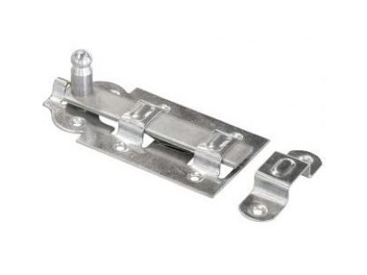 Hangslotschuif vlak 100 mm verzinkt