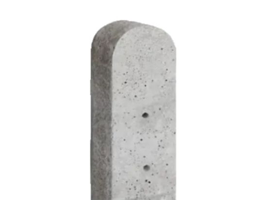 Betonpaal 10x10 cm - stamp grijs