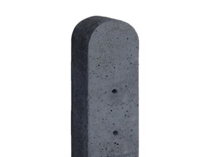Betonpaal 10x10 cm - stamp antraciet