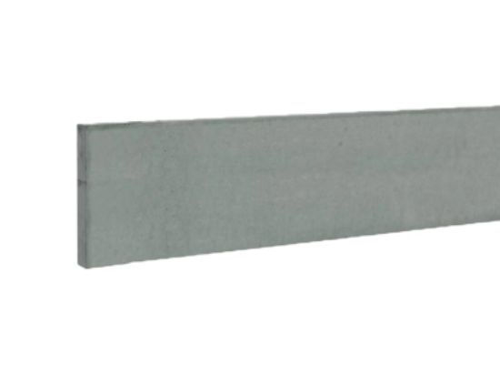 Betonplaat glad grijs - 25x3.5 cm