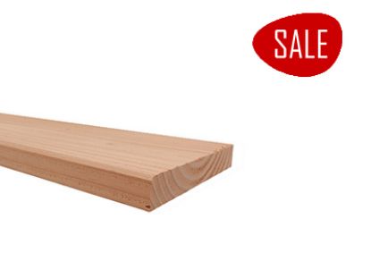 Vuren Red Class Wood plank geschaafd/fijnbezaagd 28x195 mm