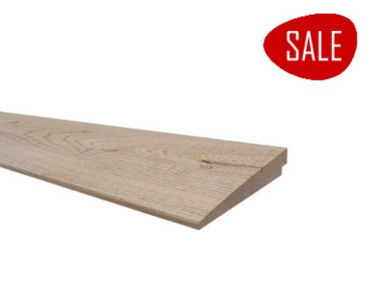 Eiken zweeds rabat (AD) geschaafd 28/6x170 mm - 250 cm
