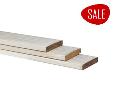 Accoya A2 plank ruw 25x200 mm