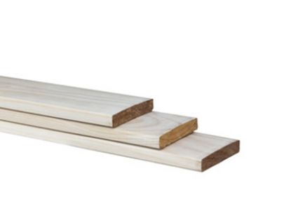 Accoya plank ruw - 25x200 mm