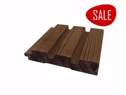 Thermo Vuren triple profiel - 20x130 mm