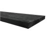 Douglas plank gezaagd 25x250 mm Zwart gedompeld