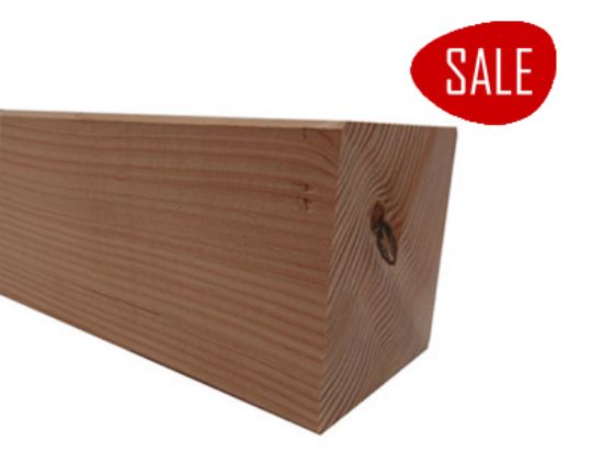 Douglas paal geschaafd 145x145 mm